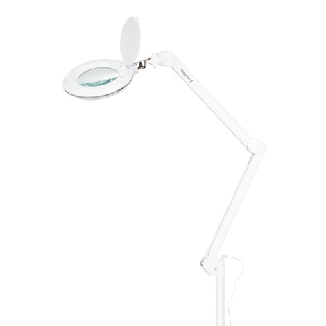Elegante 6031 luplampe med 60 SMD 3D LED'er, komplet med justerbar stander og lysstyrkekontrol