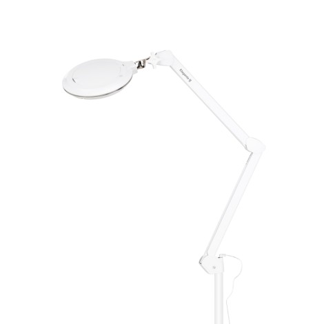 Elegante 6031 luplampe med 60 SMD 3D LED'er, komplet med justerbar stander og lysstyrkekontrol