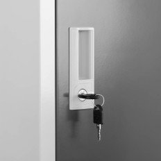 Synthetic metal cabinet Metal breakfast with 5-door locks