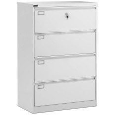 Metal office closet for document files A4 / F4 4 drawers