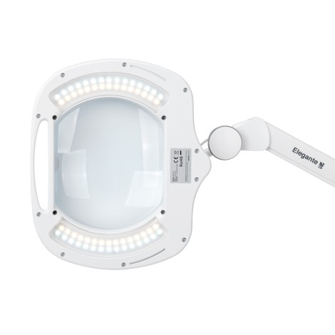 Elegante 6030 lup lampe med 60 SMD LED og justerbar lysintensitet til bordplader — ovenfra