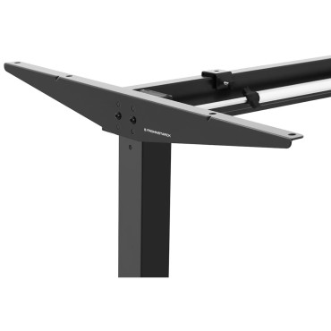 Okvir miznega okvirja z nastavitvijo električne višine 73-123 cm do 80 kg črne barve