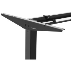 Okvir miznega okvirja z nastavitvijo električne višine 73-123 cm do 80 kg črne barve