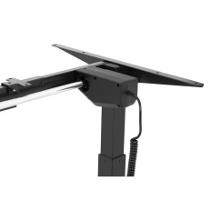 Frame van deskframe met elektrische hoogteaanpassing 73-123 cm tot 80 kg zwart