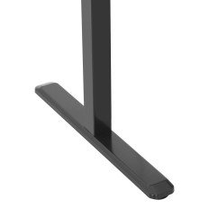 Frame of desk frame with electric height adjustment 73-123 cm to 80 kg black