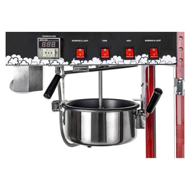 Máquina para palomitas de maíz con un sitio de calefacción. Royal Catering