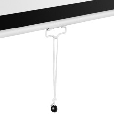 Zaslon za projektor polvtomatsko stensko stropno mat belo 150 '' 312.8x239 cm 4: 3