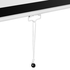 Zaslon za projektor polvtomatsko stensko stropno Matte White 150 '' 340x210 cm 16: 9
