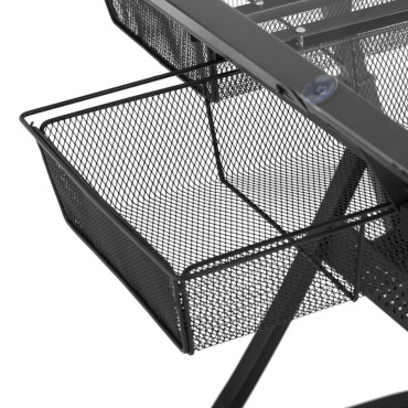 Mesa de escritorio Dibujo de vidrio con cajones dibujando dibujo 120x60 cm