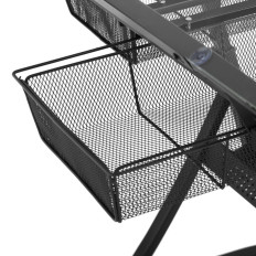 Stolni stol za crtanje stakla s ladicama crtanje skiciranje 120x60 cm