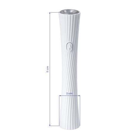 OCHO mini UV LED-lamp wit — vooraanzicht
