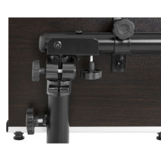 Tabuľka notebook Mobilné skladanie na kolesách Nastaviteľná výška 55-80 cm Max. 5 kg