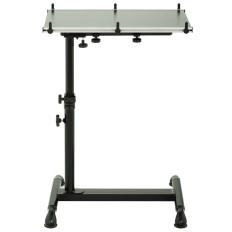 Prenosni računalnik tabela Prenosni preklop na kolesih Nastavljiva višina 55-80 cm Maks. 5 kg