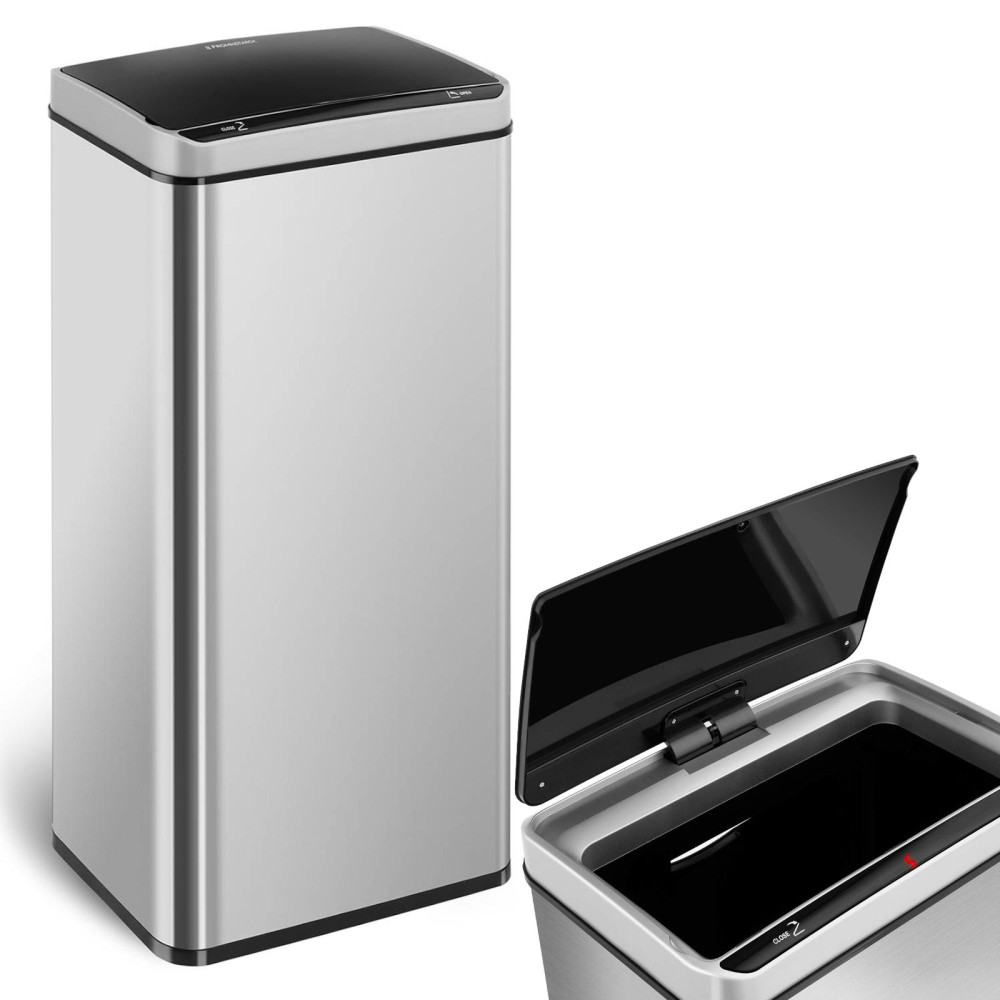 Šiukšliadėžė gali automatiškai susilietus su judesio jutiklio diapazonu 20 cm 80 l Šiukšliadėžė gali automatiškai susilietus su judesio jutiklio diapazonu 20 cm 80 l