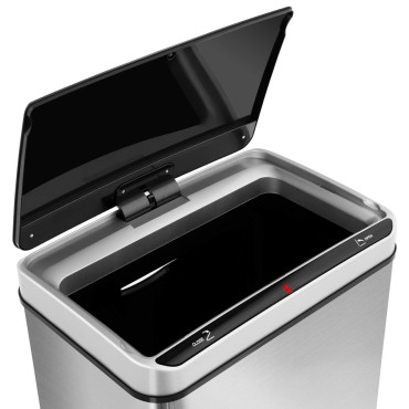 Trash var automātiski bez saskares ar kustības sensoru diapazonu 20 cm 80 l