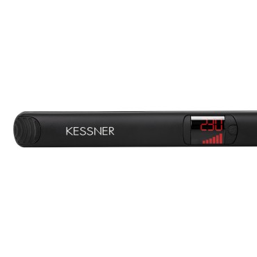 Hair straightener Kessner Ionic 230°C black — side view