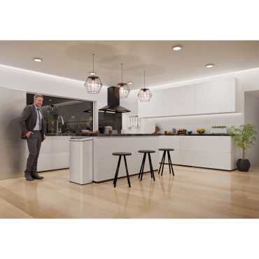 Skräp kan automatisk kontakt med rörelsesensorområde 20 cm 80 l