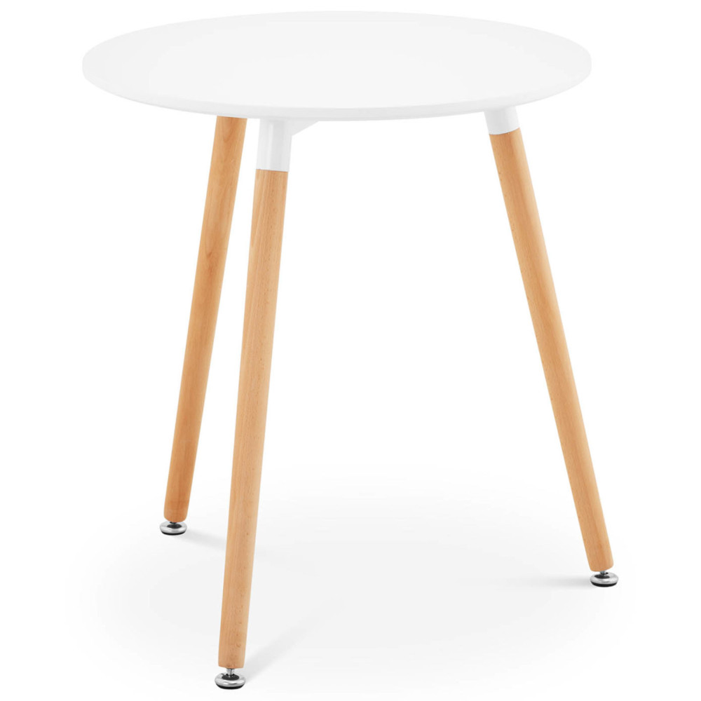 Uma mesa de uma mesa escandinaviana para a sala de estar com um moderno escritório redondo. 60 cm. 67 cm Uma mesa de uma mesa escandinaviana para a sala de estar com um moderno escritório redondo. 60 cm. 67 cm