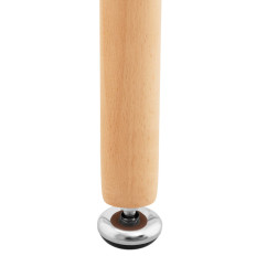 Tablica skandinavskog stola do dnevnog boravka s modernim okruglim uredom. 60 cm. 67 cm