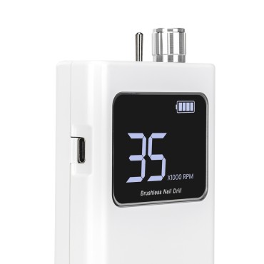 Perceuse à ongles sans fil Saeyang Marathon K35S BS30S à moteur brushless — vue de face