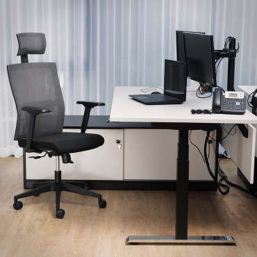 Ergonomski ureditev Pisarniški stol z ledveno podporo in maks. 150 kg tarifna številka