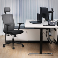 Ergonomski ureditev Pisarniški stol z ledveno podporo in maks. 150 kg tarifna številka