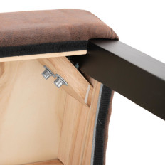 Polstret stol til stuen. Salon 2 stk. Gamle bronze