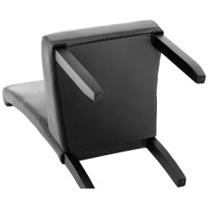 Pehme tool ECKOONI söögituba 2 tk. Must