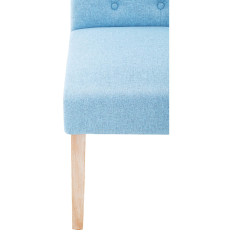 Silla tapizada para la sala de estar para sala de estar 2 PC. Azul