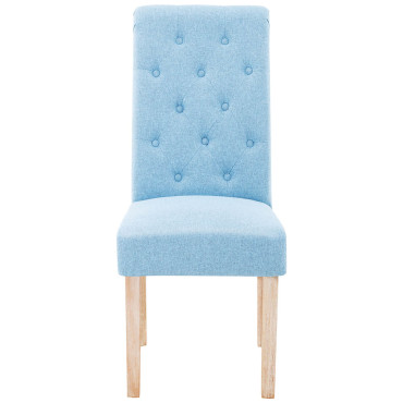 Gestoffeerde stoel voor de woonkamer voor woonkamer 2 stuks. Blauw