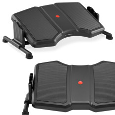 Ergonomisk kontorfodstøtte med en højdejustering på 9-15 cm