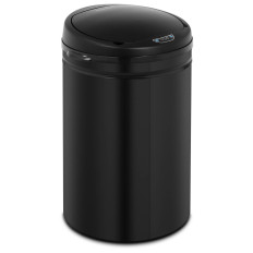 Atkritumu tvertne. Automātiska non-kontakts ar konteineru un kustības sensoru. 30 cm 30 l melns