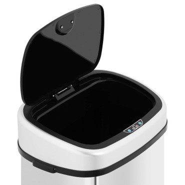 Affaldsburv automatisk ikke-kontakt rektangulær med bevægelsessensor 30 cm 68 l