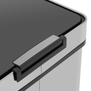 Smeti. Samodejni brezkontaktni pravokotni s senzorjem gibanja 30 cm 60 l