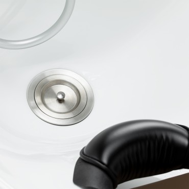 Elektrisk frisørvask med massagefunktion Gabbiano Sylvia Plus beige — nærbillede af hoved