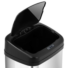 Trash bin. Automatikus nem érintkező téglalap alakú mozgásérzékelővel 30 cm 20 l