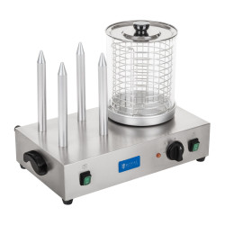 Water steamer for hot dogs and rolls HOT DOG 2 x 300W