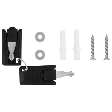 Armário de metal para arquivos de arquivos de documentos com uma 2 peça de antracite