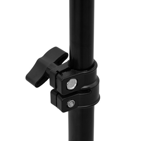 ACTIVESHOP 13" 36W LED Ringlicht mit verstellbarem Stativ Schwarz — Detailaufnahme Basis