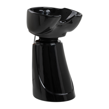Unité de lavage coiffure portable Gabbiano B40 noire (station de lavage) — vue latérale