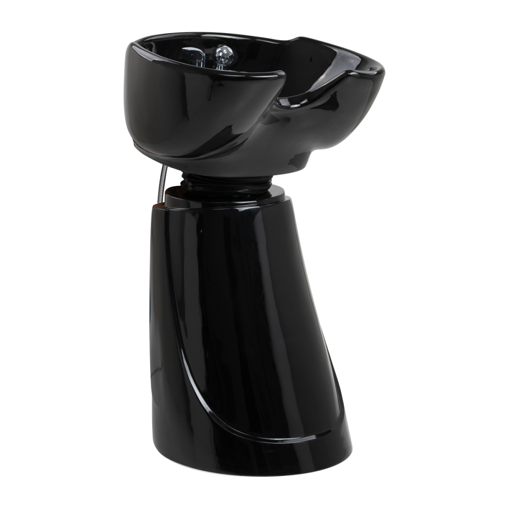 Unité de lavage coiffure portable Gabbiano B40 noire (station de lavage) — vue latérale