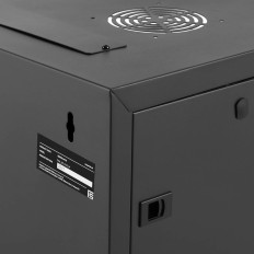 Garderobe Rack Installatie Server opknoping 19 '' 6U IP20 tot 60 kg 54x40x35 cm zwart