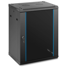 Garderobe Rack Installatie-server opknoping 19 '' 15U IP20 tot 60 kg 60x45x87 cm zwart
