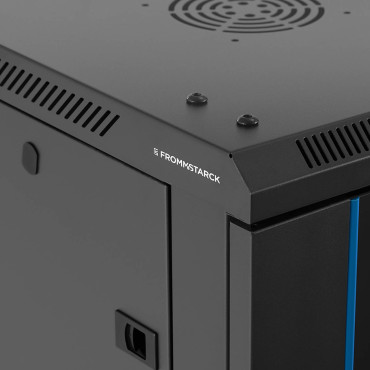 Šatníková regál Inštalácia Server visí 19 '' 15U IP20 do 60 kg 60x45x87 cm čierna