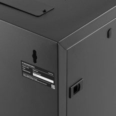 Riidekapp Rack Network Server rippus 19 '' 12U IP20 kuni 60 kg 54x39x62 cm must