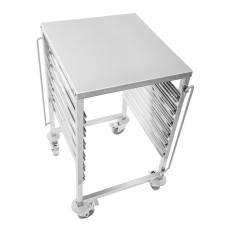 Trole gastronômico para transportar recipientes 6x GN2 / 1