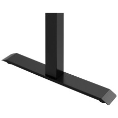 Frame ramme av hjørne skrivebord med elektrisk høydejustering 58-123 cm vinkel