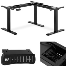 Πλαίσιο πλαισίου γωνιακού γραφείου με ηλεκτρική ρύθμιση ύψους 69-118 cm γωνία