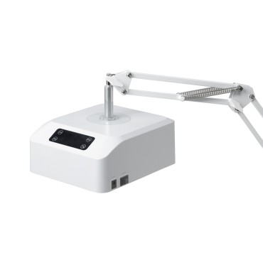 UV-LED-Lampe Glow 112 mit Metallfuß 48W für Pediküre auf Ständer — Seitenansicht