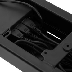 Cadre de bureau d'angle avec réglage électrique de la hauteur de 69 à 118 cm ANGLE DROIT